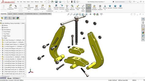 Solidworks Assembly Drawing Exploded View At Painting