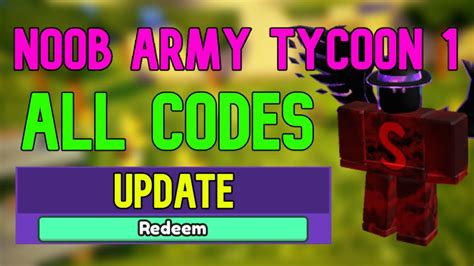All Noob Army Tycoon Codes Roblox Noob Army Tycoon 1 Codes April