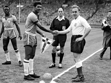 England Vs Brazil 1956 In Stanley Matthews England Had Their Very