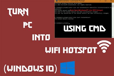 Turn Your Windows Laptop Into A Wifi Hotspot Youtube