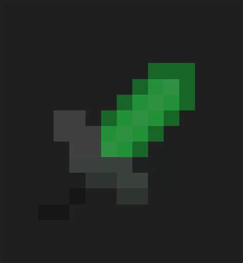 Small Green Netherite Sword Texture Pack 1202120112011921