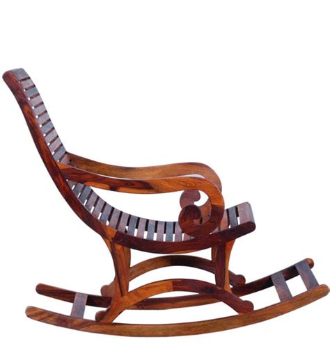 Buy Wellesley Solid Wood Rocking Chair In Honey Oak Finish Amberville