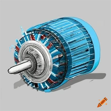 Schematic Diagram Of An Electric Motor