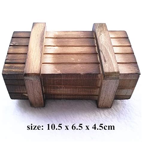 1x Wood Magic Puzzle Box Secret Mini Compartment Drawer T