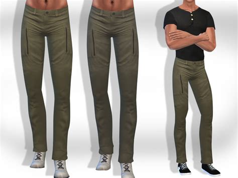 The Sims Resource Male Sims Casual Pants