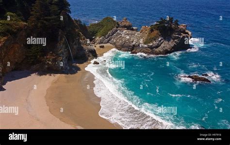 Mcway Falls At Julia Pfeiffer Burns State Park Big Sur California