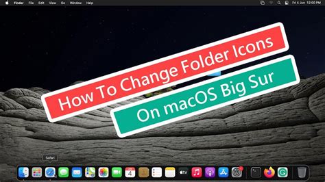 How To Change Folder Icons On MacOS Big Sur YouTube