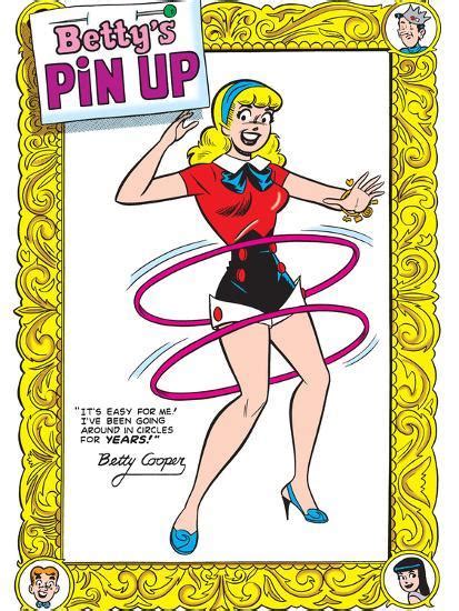 Archie Comics Pin Up Betty Going Around In Circles Poster