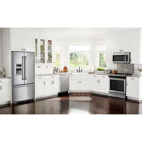 maytag mfi2269frz 33 inch wide french door refrigerator with beverage chiller™ compartment