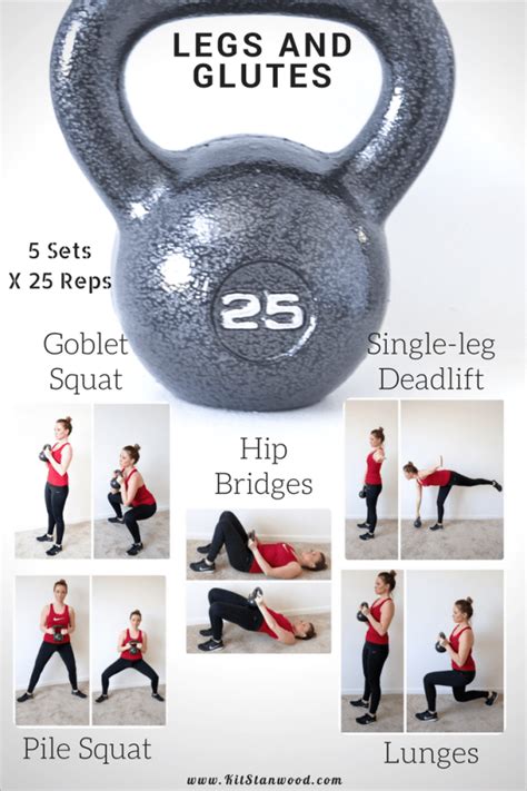 Powerful Leg And Glutes Kettlebell Workout Routine