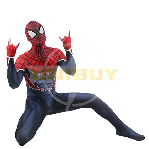 spider man ps4 spider punk suit costume cosplay for adult unibuy
