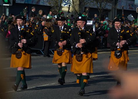 Celebrating Saint Patricks Day In Downpatrick Northern Ireland