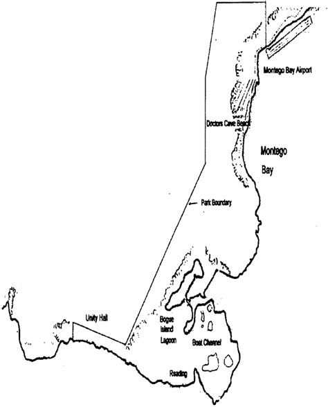 Boundaries Of The Montego Bay Marine Park Download Scientific Diagram