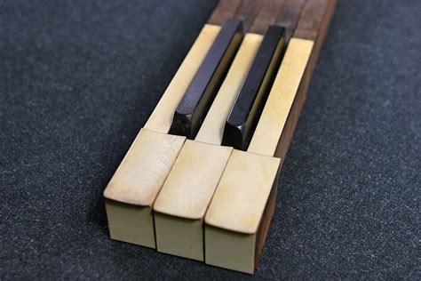 5 Classic And Artsy Antique Ivory Piano Keys