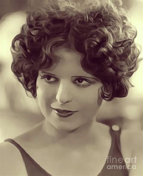 Clara Bow Vintage Actress Digital Art By Esoterica Art Agency