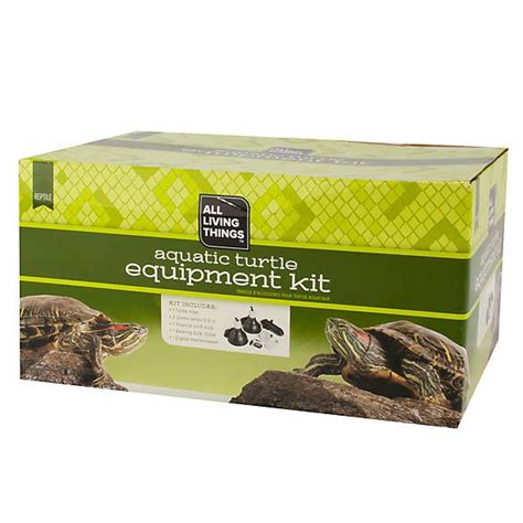Nutritious daily diet for box turtles food type: All Living Things® Aquatic Turtle Equipment Kit | reptile ...