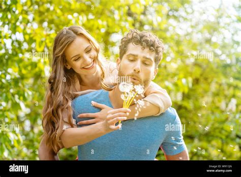 Romantic Man Carrying Woman In Hi Res Stock Photography And Images Alamy