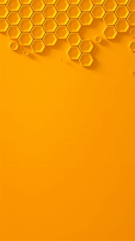 2k Free Download Yellow Hexagons Background Bees Color Hexagon