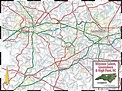 Map of Greensboro North Carolina - TravelsMaps.Com