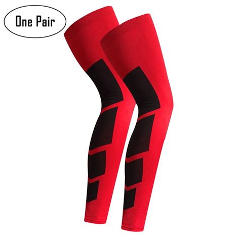 cfr compression leg sleeves for men women full length stretch long sleeve with knee support