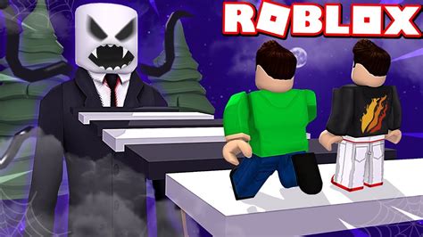 Escape Slenderman Obby In Roblox Scary Youtube