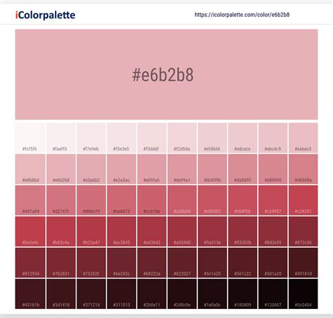 Pantone 14 1909 Tcx Coral Blush Color Hex Color Code E6b2b8