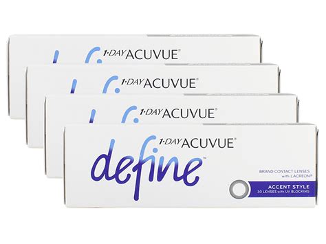 1 Day Acuvue Define Accent Style 4 Boxes 120 Pack 1 Day Acuvue