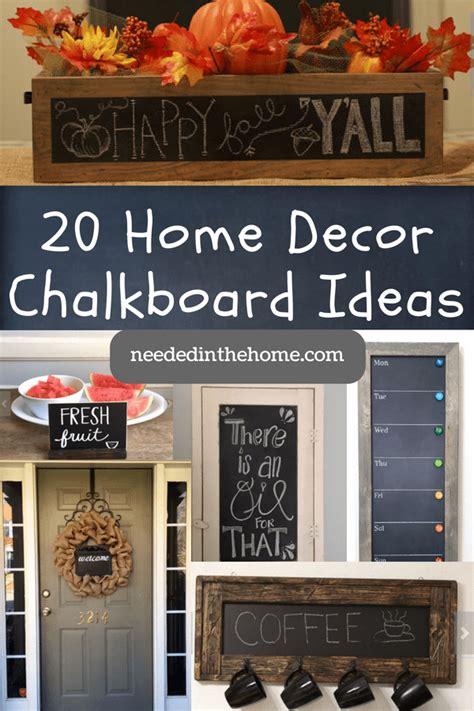 20 Unique Home Decor Chalkboard Ideas Neededinthehome Home Decor