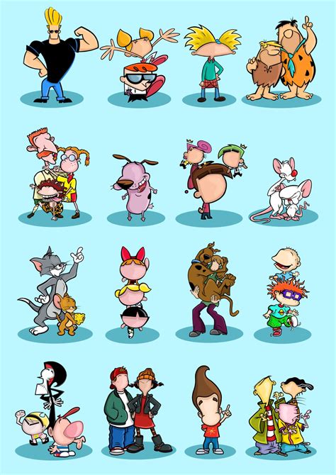90s Cartoon Characters Etsy Uk
