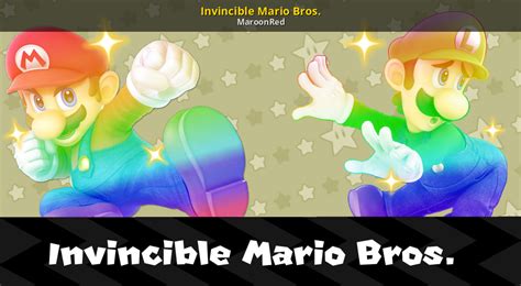 Invincible Mario Bros Super Smash Bros Ultimate Mods