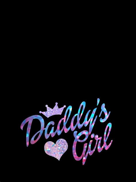 Daddy S Girl In Glitter Iphone Case For Sale By Staysalty Redbubble