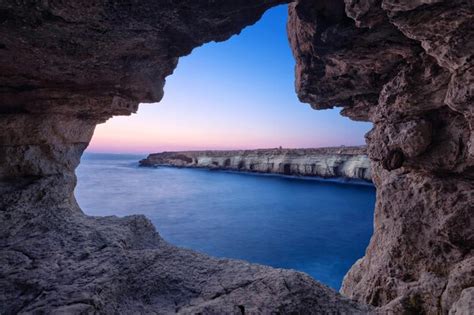 Premium Photo Sea Cave At Dusk On Cape Greco Near Ayia Napa Cyprus