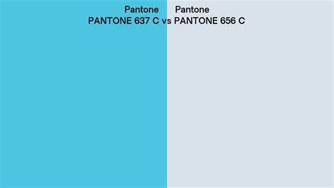 Pantone 637 C Vs Pantone 656 C Side By Side Comparison