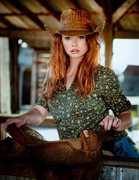 Photo Cowgirl By Joe Mackay On Px Country Girls I Love Redheads