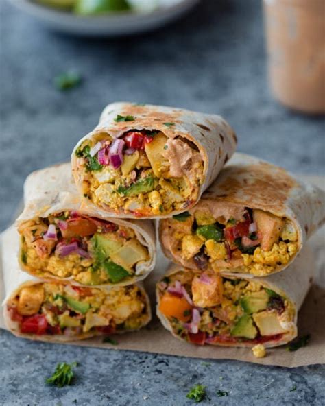 the best vegan breakfast burritos rainbow plant life