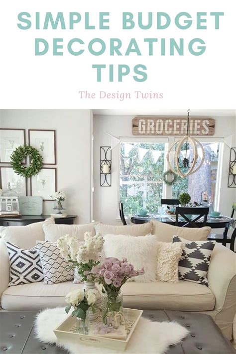 Small Changes With Big Impact Budget Decorating The Design Twins
