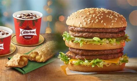 Quick, easy & a delicious way to start the day. McDonald's Christmas menu: Double Big Mac and Celebrations ...