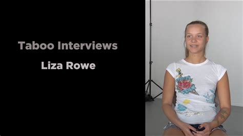 Liza Rowe Taboo Interview Gentnews