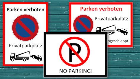 Das halten und parken auf gehwegen ist. Parken verboten Schild zum Ausdrucken (Word) | Muster ...