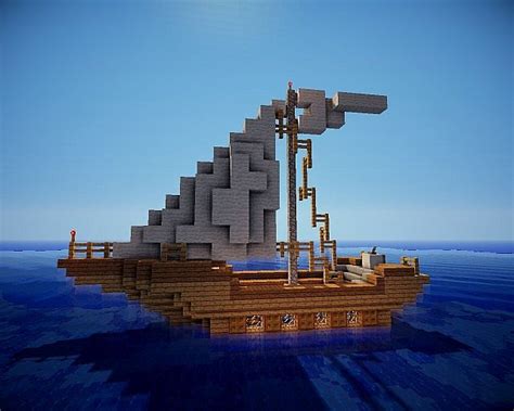 Minature Sail Boat Minecraft Project
