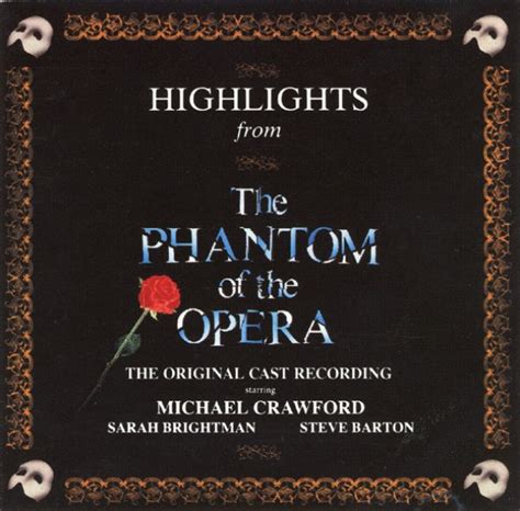 Cd The Phantom Of The Opera Original London Cast 1986 Musical Cds Dvds Soundofmusic Shop