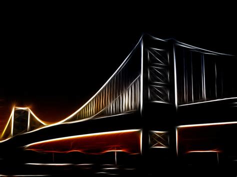 Glowing Bridge Photograph By Thomas Macpherson Jr Fine Art America