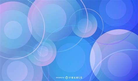 Blue Gradient Circular Pattern Background Vector Download