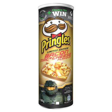 Pringles Bacon Mac And Cheese Limited Edition Crisps 165g Snacking