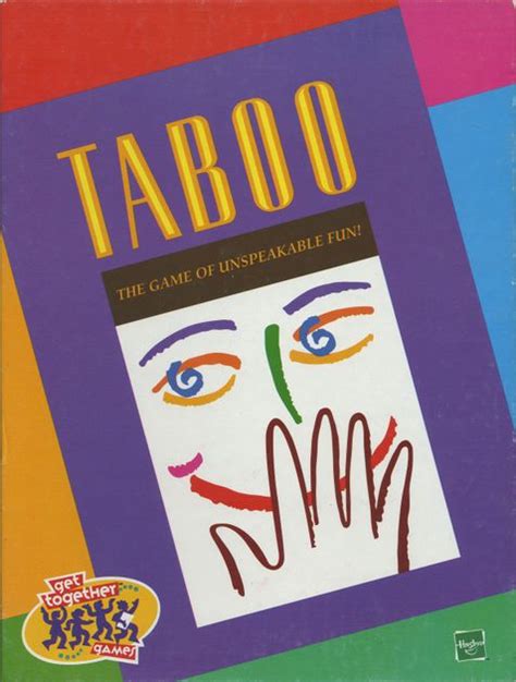 Taboo Game Toys Games Board Games