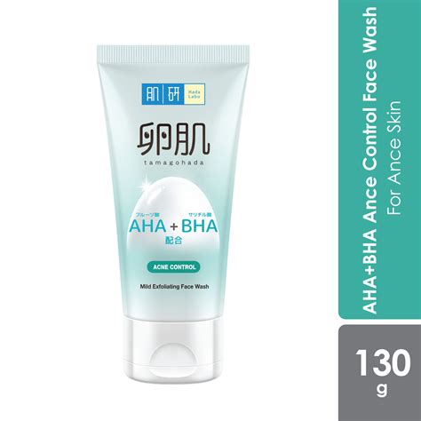 But we have found comedogenic components. Hada Labo AHA and BHA Face Wash Acne & Oil Control 130g