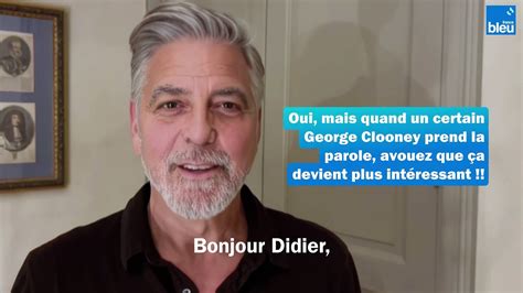 George Clooney Souhaite Ses Vœux Aux Varois Vidéo Dailymotion