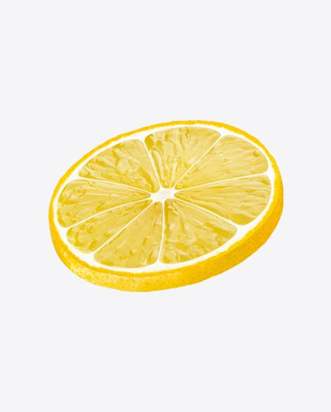 Download Lemon Slice Transparent Png On Yellow Images