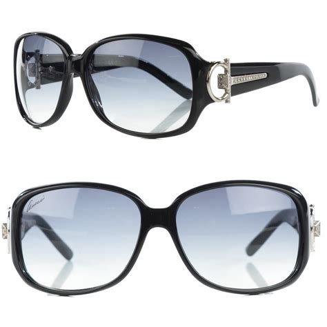 gucci crystal gg sunglasses 3168 s black 125542