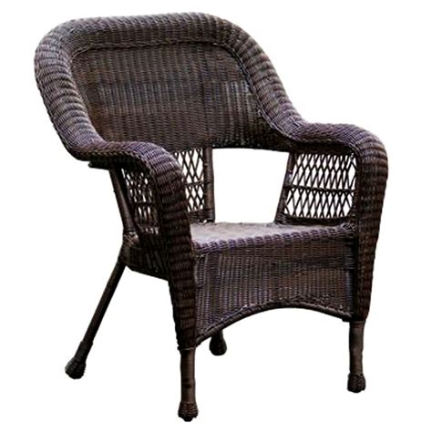 Brown and red standatd wicker chair set. Light Brown Wicker Chair | At Home